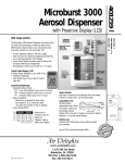 Microburst 3000 Aerosol Dispenser