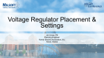 Voltage Regulator Placement - WindMil