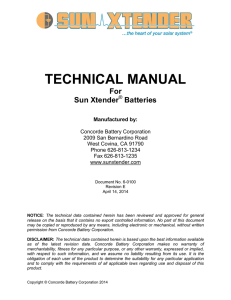 Sun Xtender Technical Manual