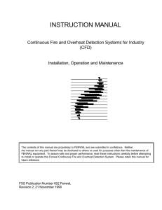 instruction manual - Fenwal