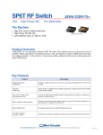 SP6T RF Switch - Mini Circuits