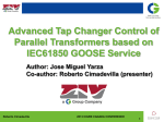 Advanced Tap Changer Control of Parallel Transformers based on
