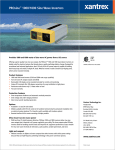 PROsineTM 1000/1800 Sine Wave Inverters