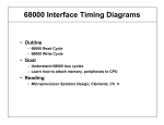 68K Timing Diagrams - CS Course Webpages