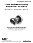 Gast Hazardous Duty Regenair® Blowers