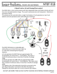 NTBT Instruction - Bartolini Pickups and Electronics