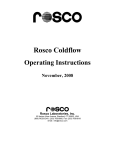 Manual - Rosco Coldflow