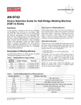 AN-9742 Device Selection Guide for Half-Bridge Welding Machine (IGBT &amp; Diode) Summary