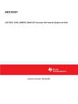 ADC10321 ADC10321 10-Bit, 20MSPS, 98mW A/D Converter with Internal Sample and... Literature Number: SNAS028E