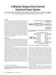 A Modular Subsea Direct-Current Electrical