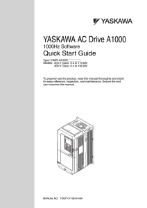 YASKAWA AC Drive A1000