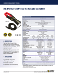 AEMC J193-BK AC/DC Current Probe Datasheet PDF