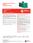 Cummins Power Generation C900 D5 Diesel