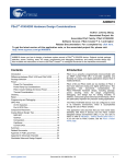 PSoCÂ® 4 Hardware Design Considerations