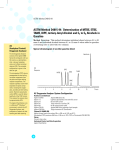 ASTM Method D4815-94: Determination of MTBE, ETBE, TAME