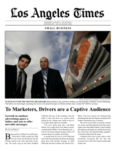 To Marketers, Drivers are a Captive Audience