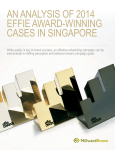 an analysis of 2014 effie award-winning cases in