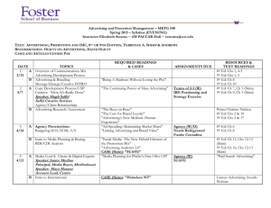 Syllabus - Foster School of Business