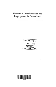 Economic Transformation and Employment in Central Asia