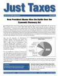 Just Taxes Newsletter - Citizens for Tax Justice