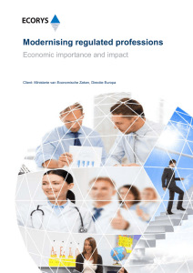 Modernising regulated professions