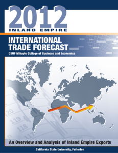 Inland Empire International Trade Forecasts