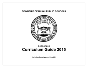 Curriculum Units - Township of Union Public Schools