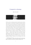 Comparative advantage - Faccarello Gilbert