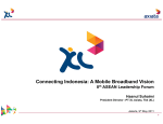 A Mobile Broadband Vision by Hasnul Suhaimi, President Director