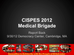 CISPES 2012 Medical Brigade Report
