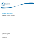 Budget 2015-2016 - Government of Nunavut