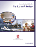 2003 - Economic Research - Government of Newfoundland and