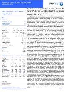 Romanian Banks – BANCA TRANSILVANIA