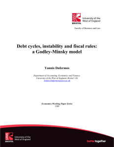 Debt cycles, instability and fiscal rules: a Godley