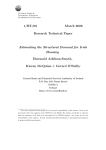 1/RT/08 March 2008 Research Technical Paper Estimating the