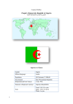 Algerie Country Profile
