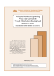 Philippine Priorities in Expanding APEC