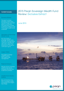 2015 Preqin Sovereign Wealth Fund Review: Exclusive Extract