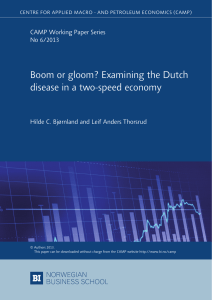 Boom or gloom? Examining the Dutch disease in a two