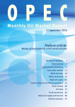 September 2016 OPEC Monthly Oil Market Report