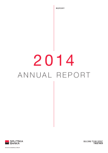annual report - Splitska banka