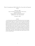 Why Is Unemployment Still So High Two Years after the... Crisis? Robert E. Hall