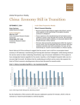 China: Economy Still in Transition  Global Perspectives Weekly