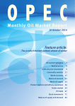 O P E C Monthly Oil Market Report Feature article: 10 October 2014