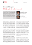 Economist Insights GDP: Growth dependent payments