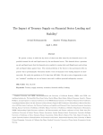 The Impact of Treasury Supply on Financial Sector Lending and