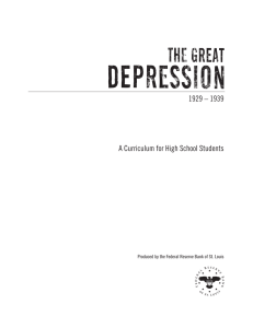 The Great Depression â Complete Curriculum