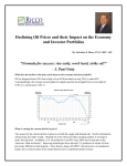 Declining Oil Prices and their Impact on the Economy and Investor