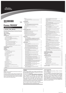 Promus PREMIER™ - Directions for Use (if your