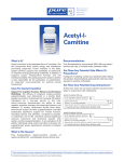Acetyl-l- Carnitine - Pure Encapsulations